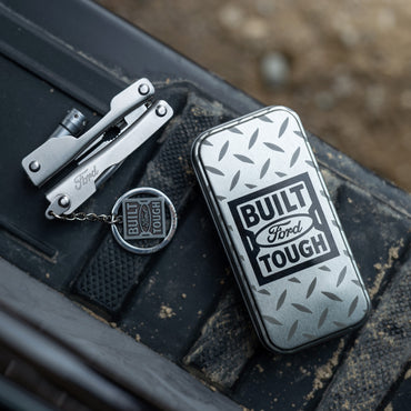 Built Ford Tough tool set on a textured surface
