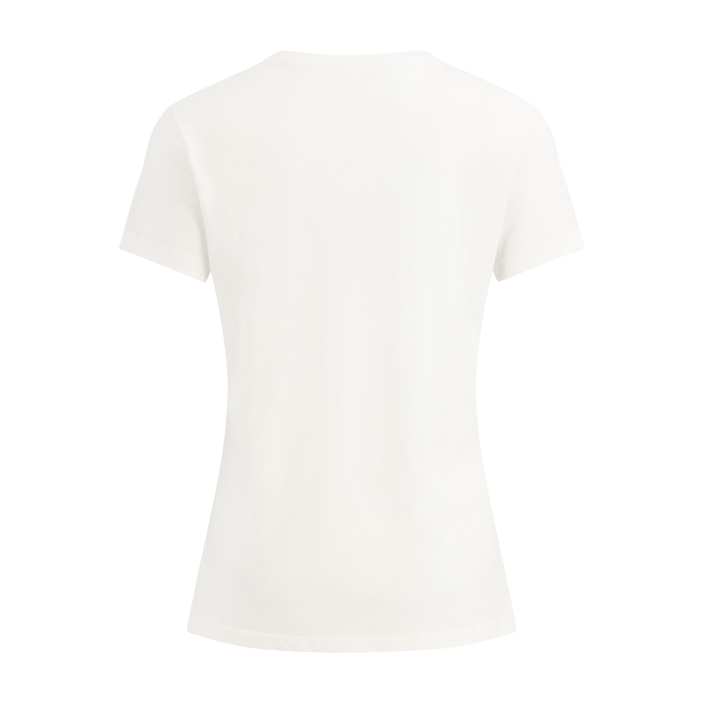 White t-shirt on a white background