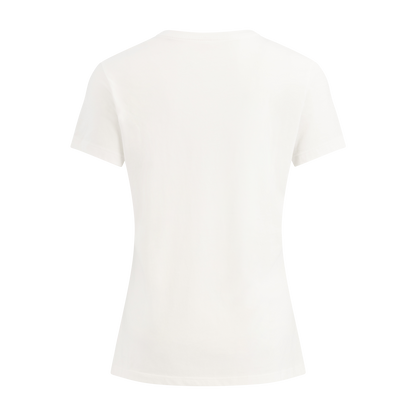 White t-shirt on a white background