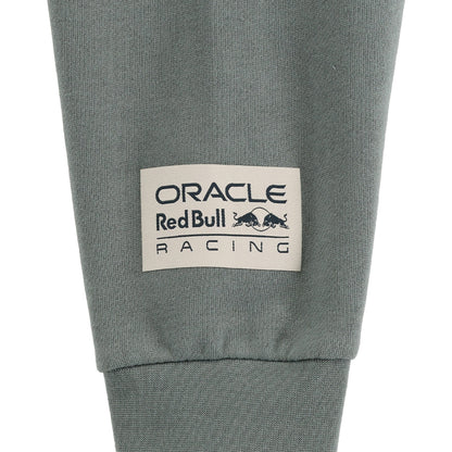 Gray sweatpants with Oracle Red Bull Racing logo on a white background