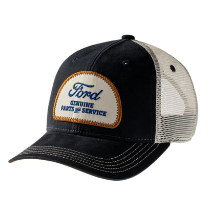 navy blue hat with Ford Genuine parts and service patch