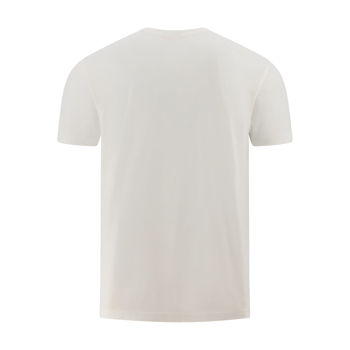 White t-shirt on a white background