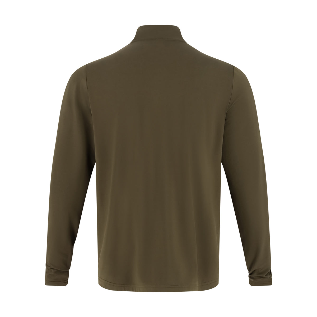 Green ford bronco quarter zip on a white background