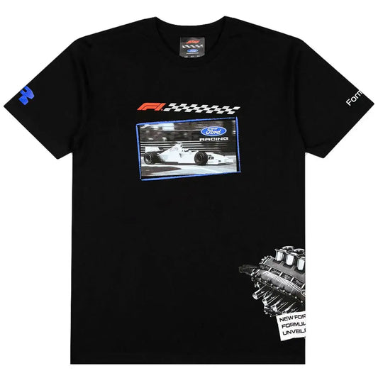 Ford Racing x F1 Mens Black Debut Graphic T-Shirt