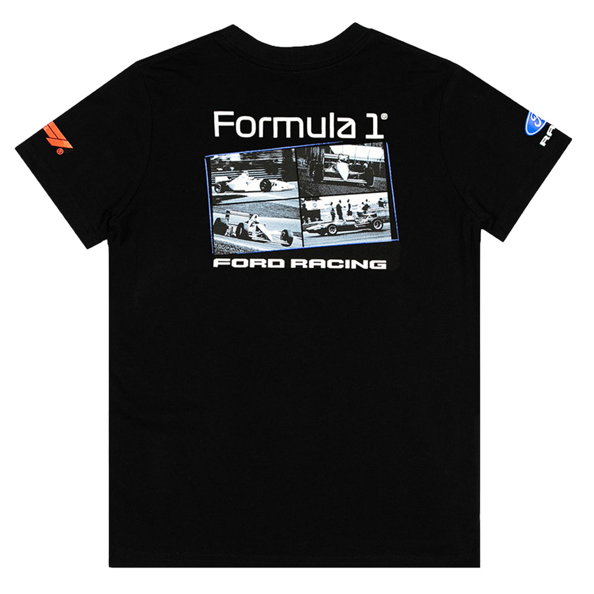 Ford Racing x F1 Womens Racing Heritage Black T-Shirt