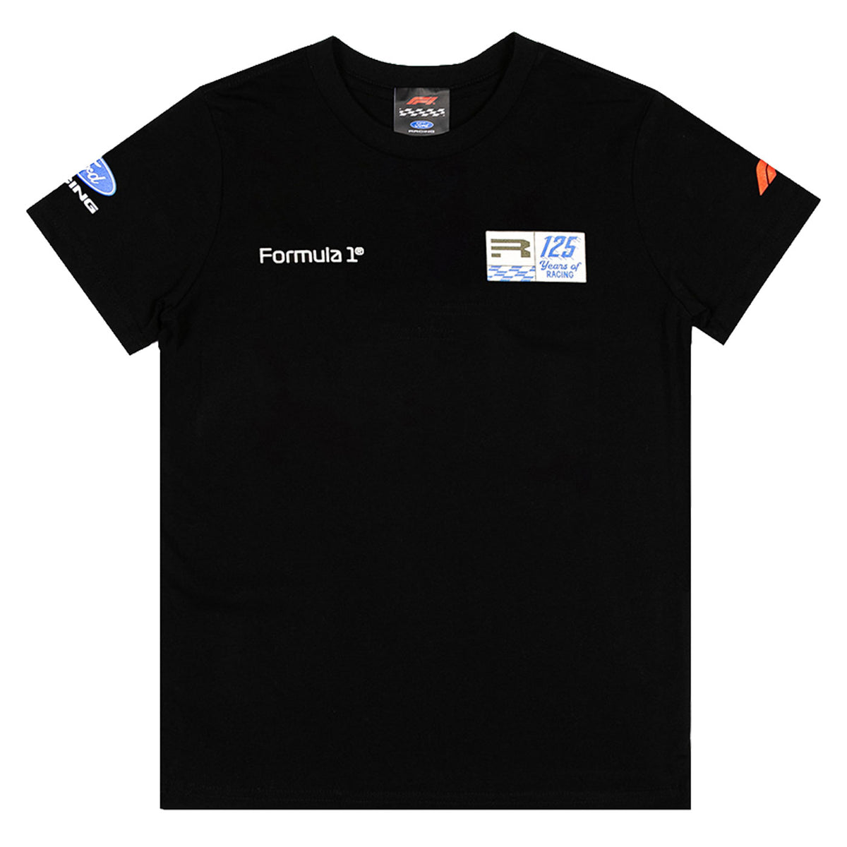 Ford Racing x F1 Womens Racing Heritage Black T-Shirt