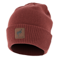 Ford Bronco Leather Patch Knit Hat - Front View