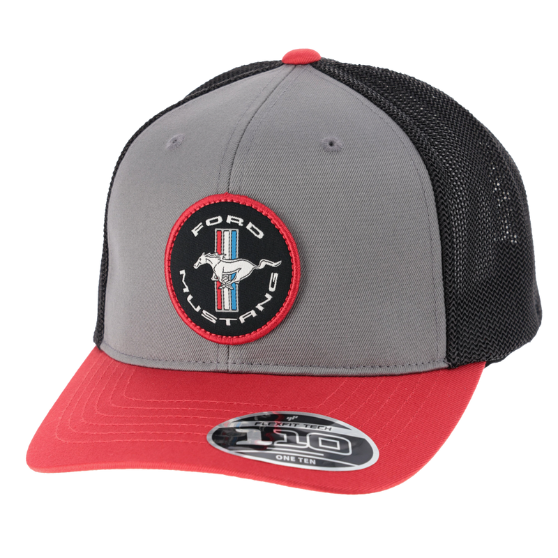 Ford Mustang Stretch Snap Trucker Hat - Official Ford Merchandise