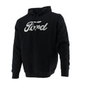 Ford Men's Script Embroidered Hooded Pullover Fleece