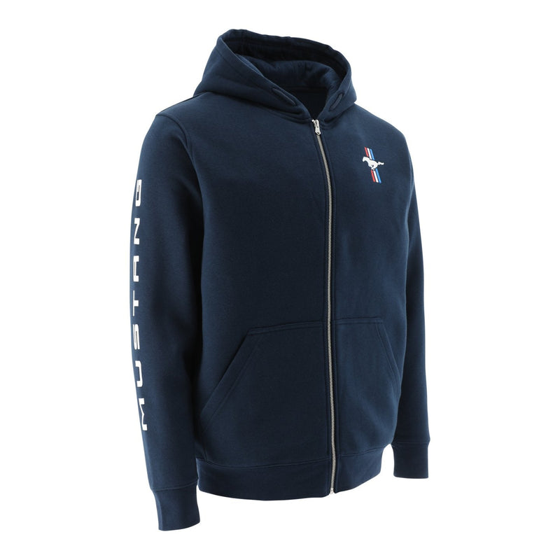 Ford  Mustang Men's Hooded Zip Fleece