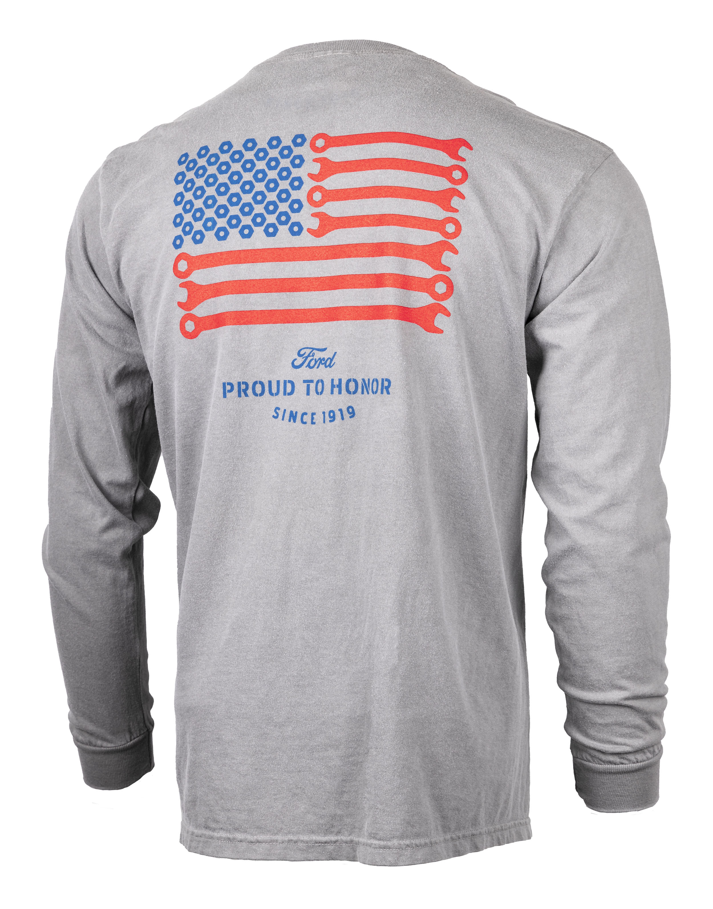 Ford Proud To Honor Full Battle Rattle Long Sleeve Tee- Official Ford ...