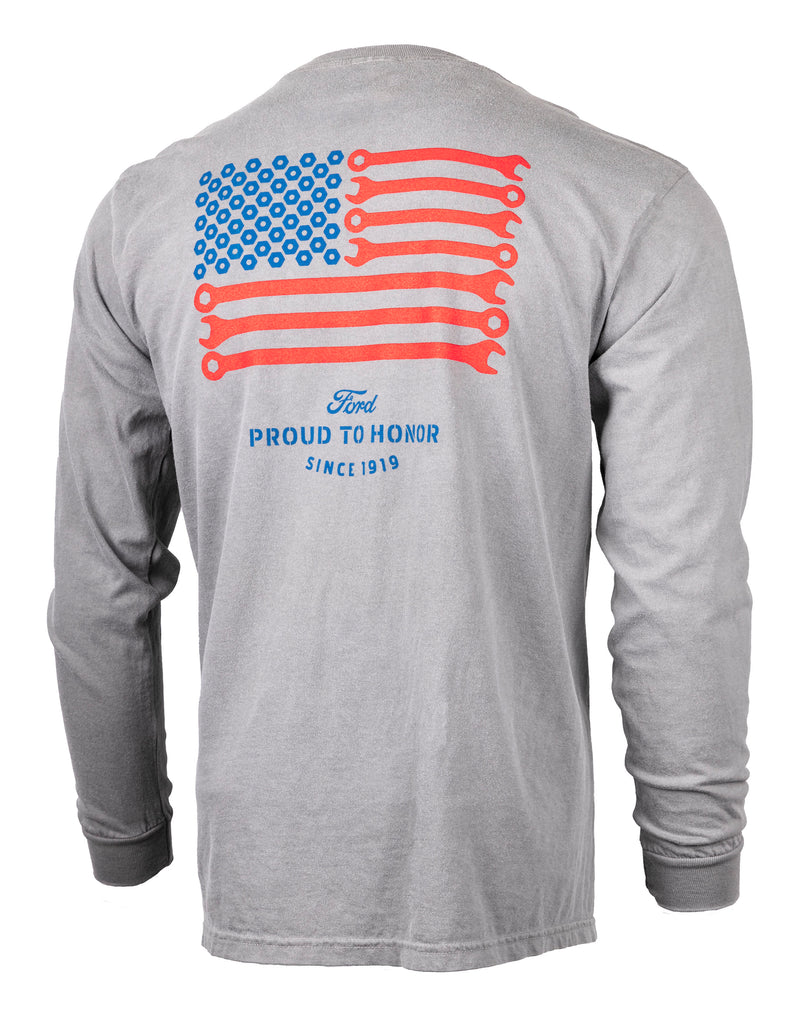 Ford Proud To Honor Full Battle Rattle Long Sleeve Tee