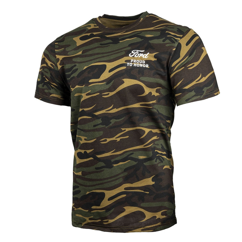 Ford Proud To Honor Men's Combat Camo T-Shirt