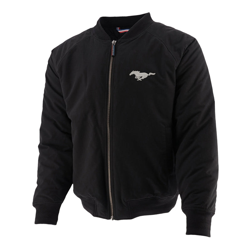 Ford Mustang Men's Embroidered Bomber Jacket- Official Merchandise