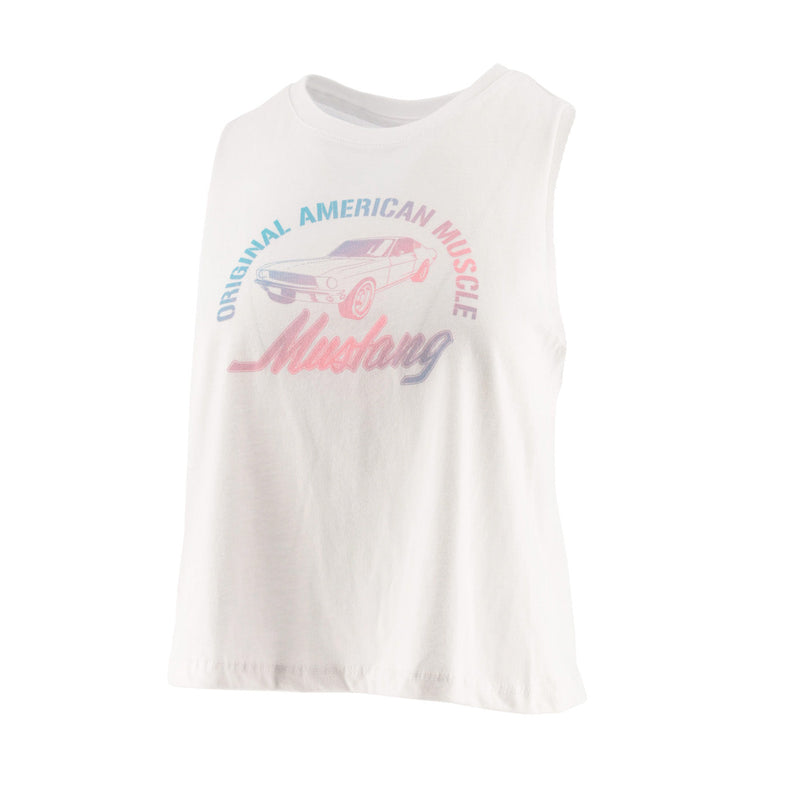 Ford Mustang Women\'s Vintage Muscle Tank- Official Ford Merchandise