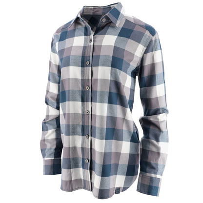 Ford Trucks Women's Built Ford Tough Button Up Plaid Shirt