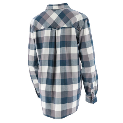 Ford Trucks Women's Built Ford Tough Button Up Plaid Shirt