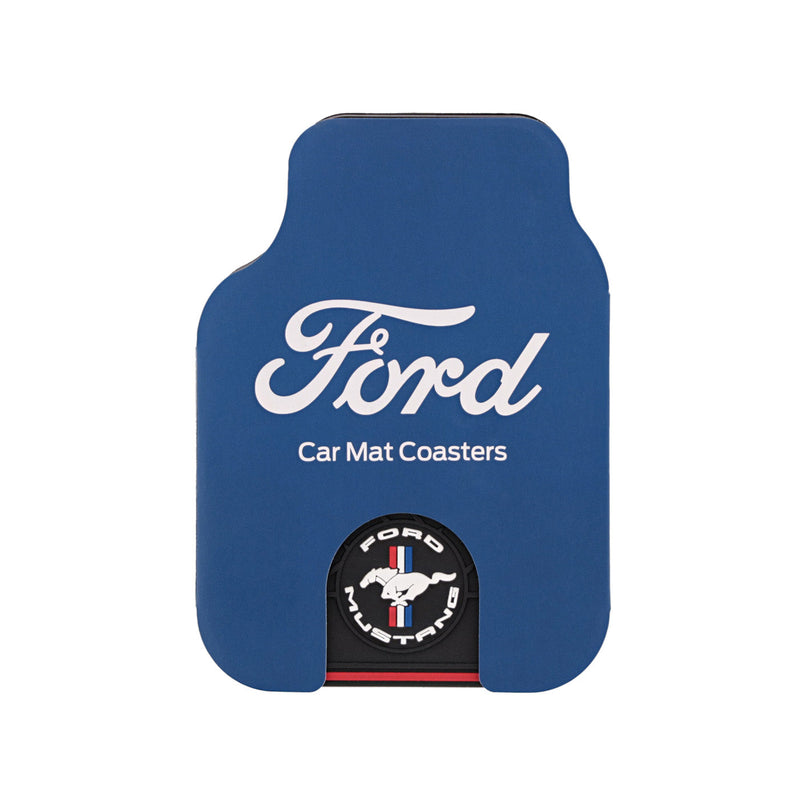 Ford Mustang Car Mat Coaster Set