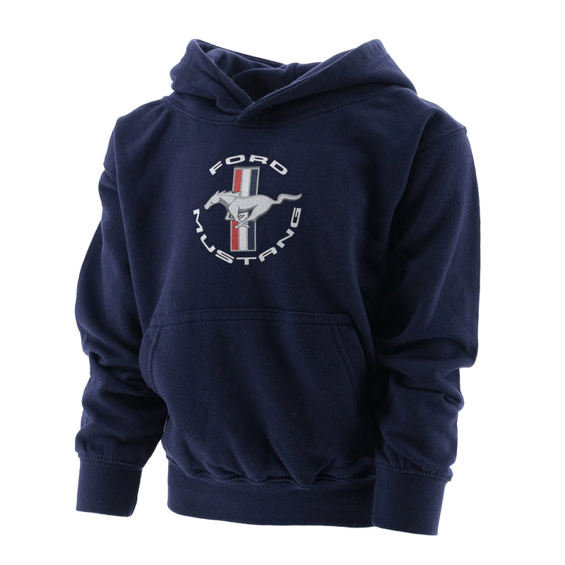 Ford Mustang Youth Tribar Hooded Pullover Fleece