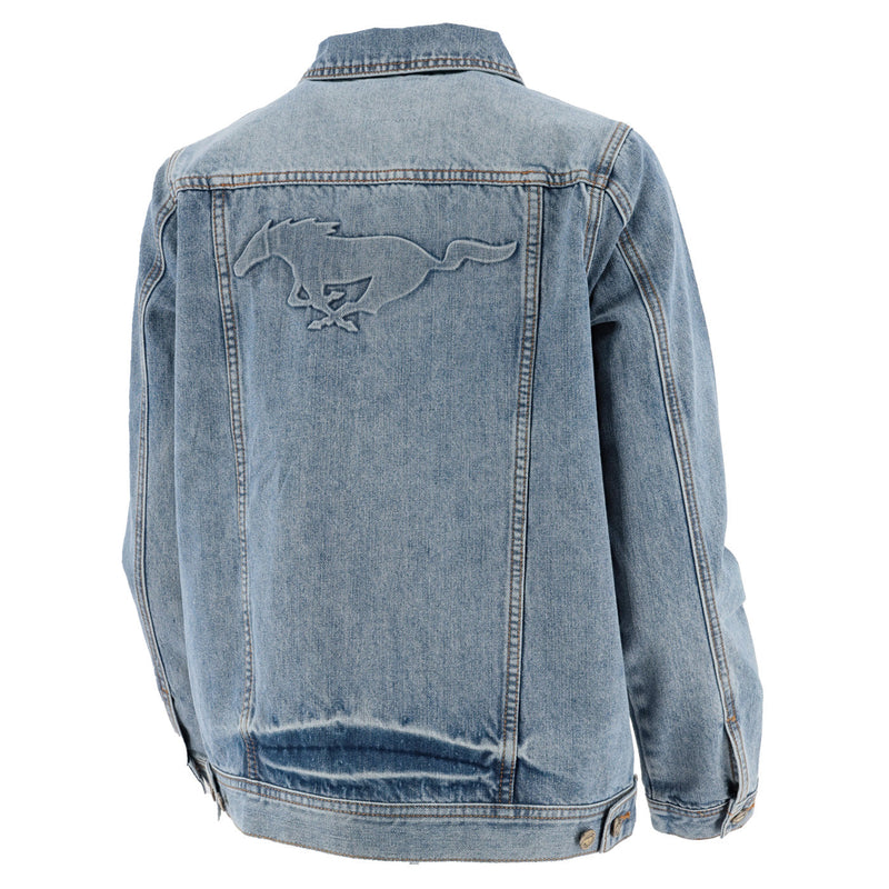 Ford Mustang Women\'s Denim Jacket- Official Ford Merchandise