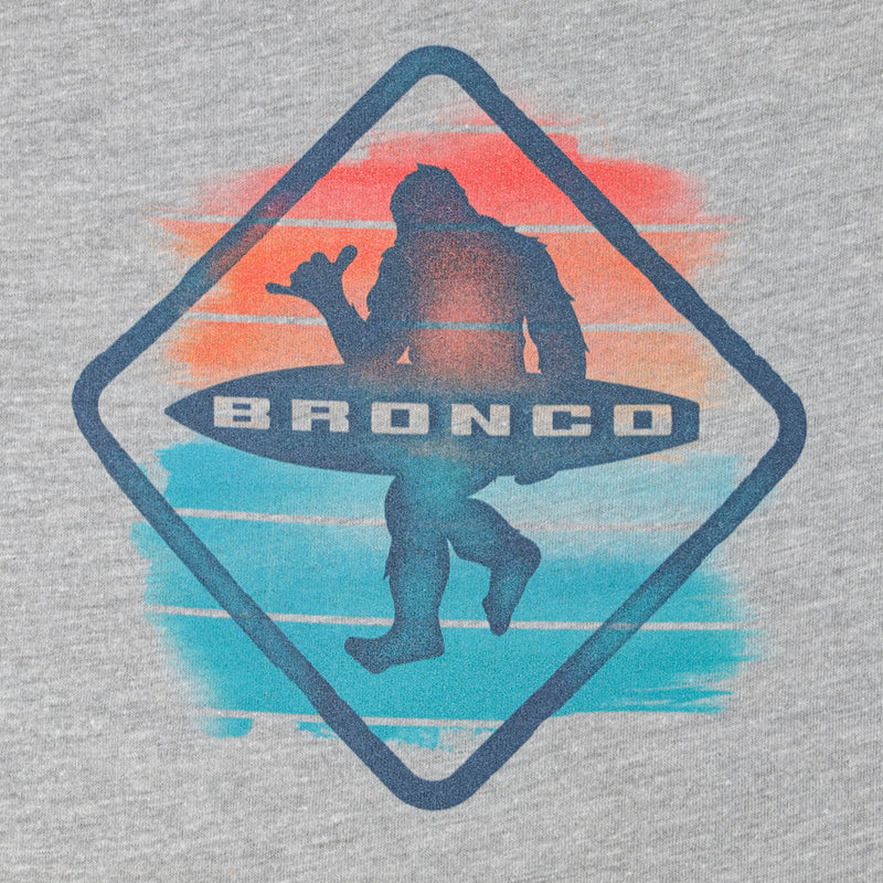 Ford Bronco Youth Surf Squatch T-Shirt - Close Up