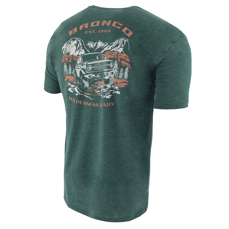 Ford Bronco Men's Wilderness Ready T-Shirt - Back View