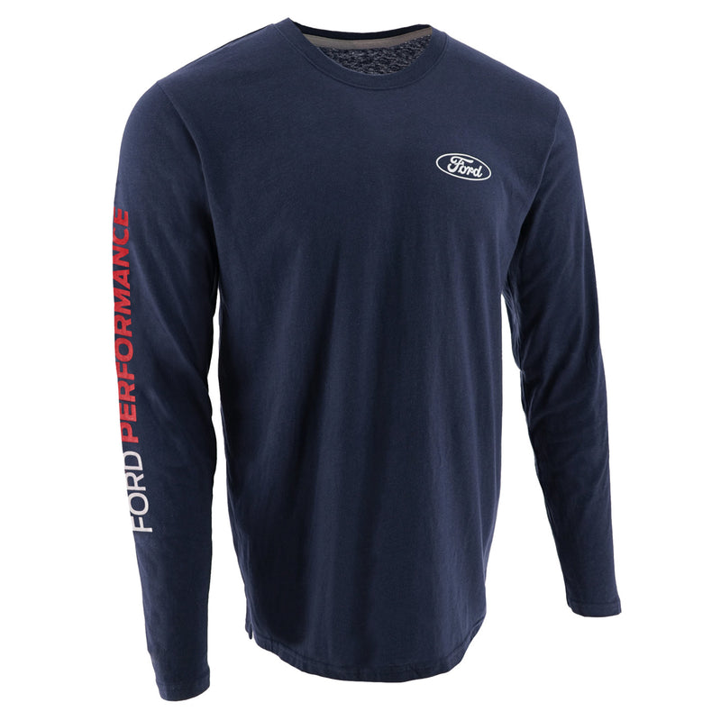 Ford Performance Men's Logo Long Sleeve T-Shirt - Front View