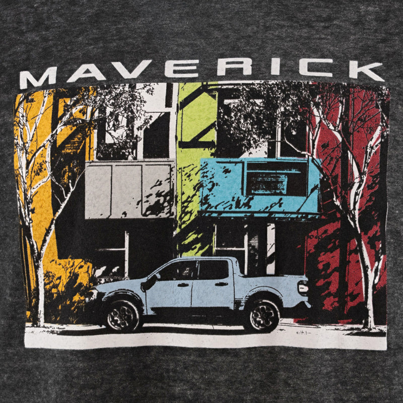 Ford Trucks Maverick Graffiti Truck Men's T-Shirt - Close Up