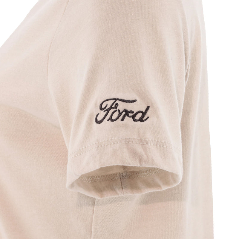 Ford Trucks Women's Maverick Logo V-Neck T-Shirt - Close Up
