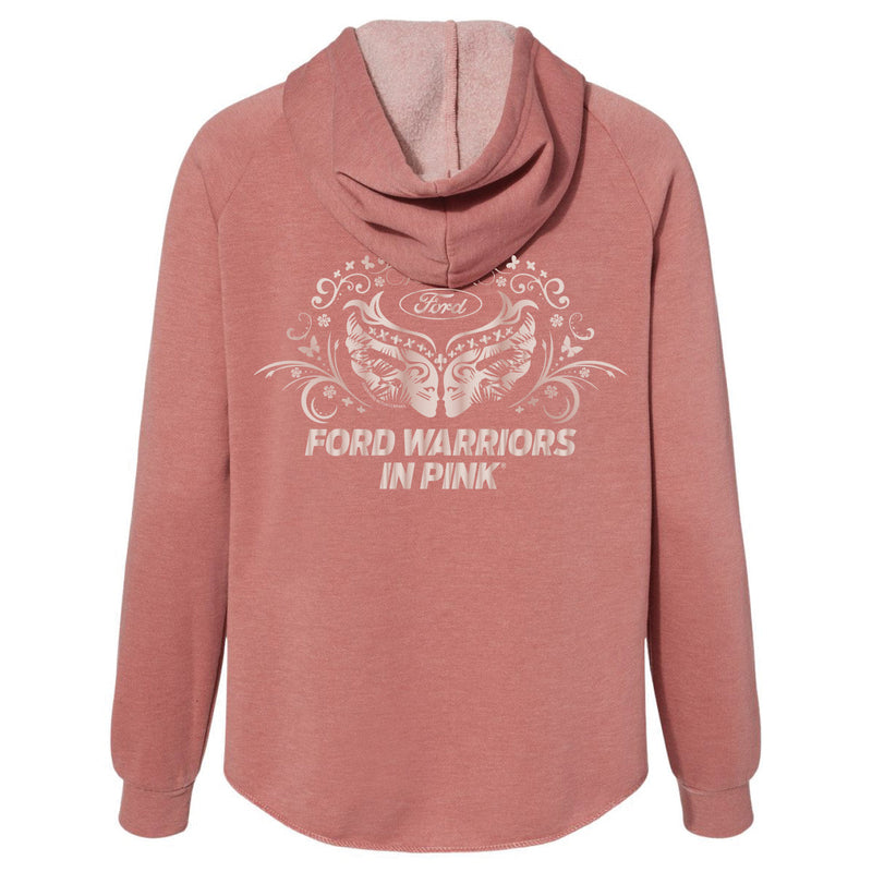 Ford Warriors in Pink Women's Zip-Up Hoodie