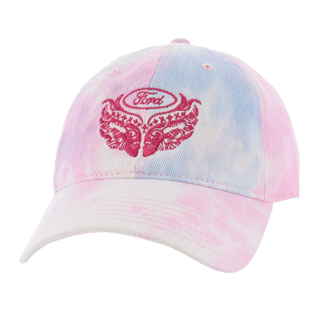 Ford Warriors in Pink Women's Tie Dye Slideback Hat- Official Ford  Merchandise