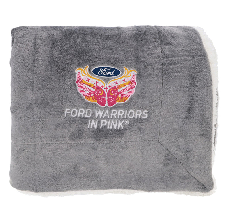 Ford Warriors in Pink Minky Fleece Blanket