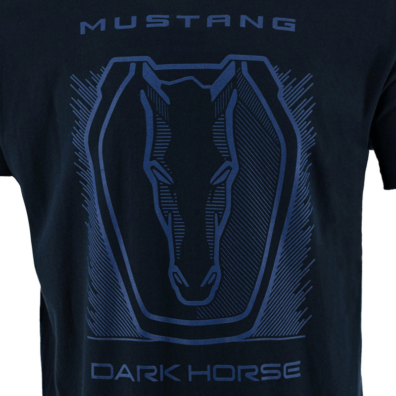 Ford  Mustang Men's Dark Horse Logo T-Shirt